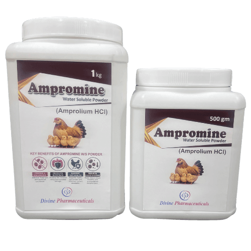 Ampromine veterinary product 500 g and 1 kg packs