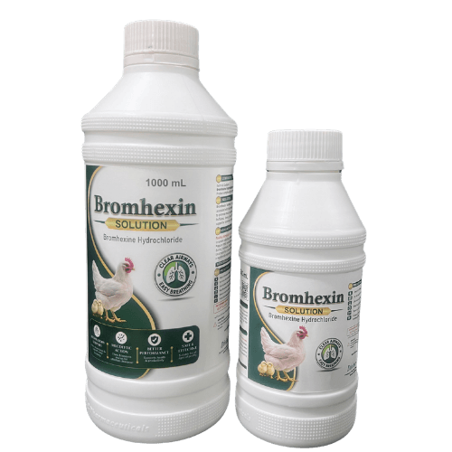 Bromhexin veterinary product 500 mL and 1000 mL packs