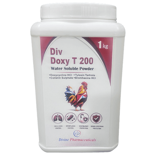 Div Doxy T 200 veterinary product 1 kg pack