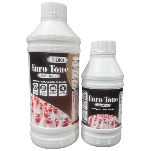 Enro Tone veterinary product 500 mL and 1 L packs