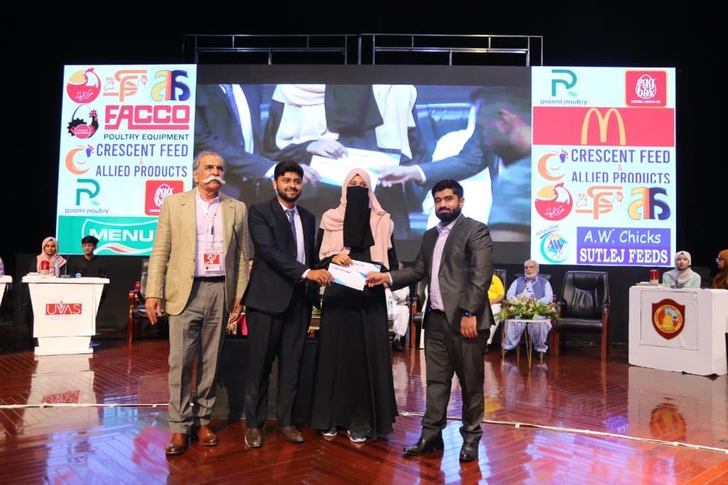 Wide view of certificate presentation at International Poultry Expo 2023