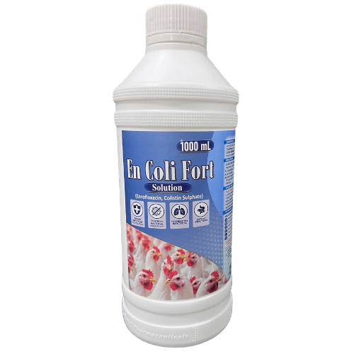 En Coli Fort veterinary product 1000 mL bottle