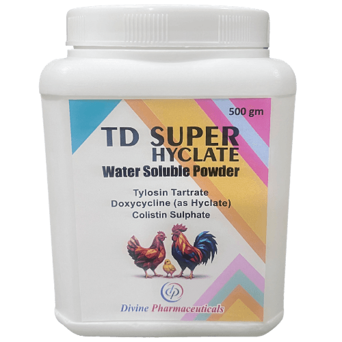 T D Super Hyclate veterinary product 500 g pack